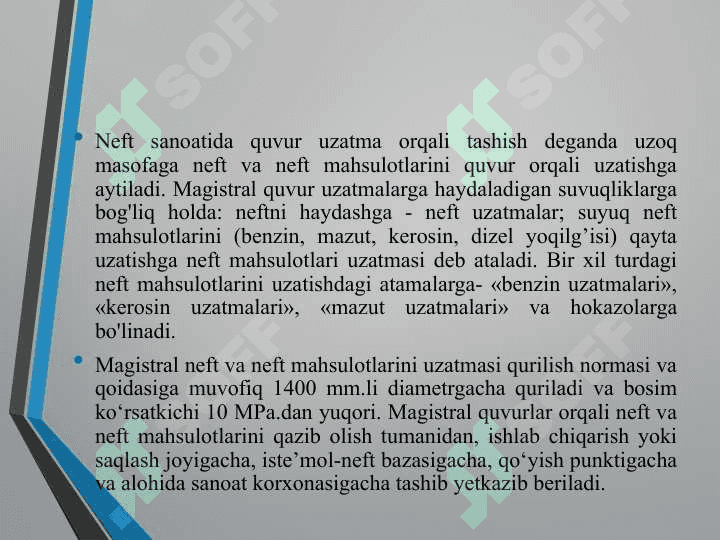 Magistral quvurlarni qurishning asosiy texnologiyasi 3
