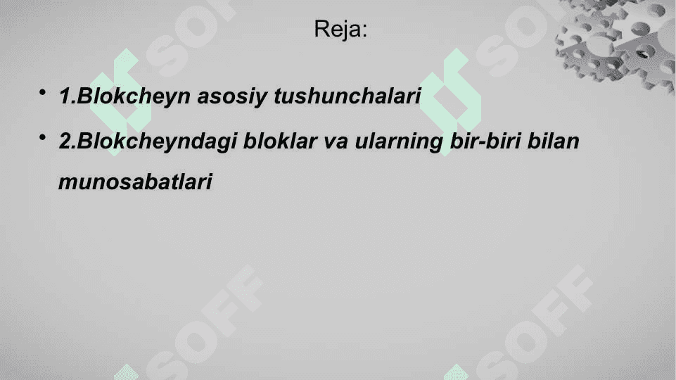 Blokcheyn texnologiyasini asosiy tushunchalar 2