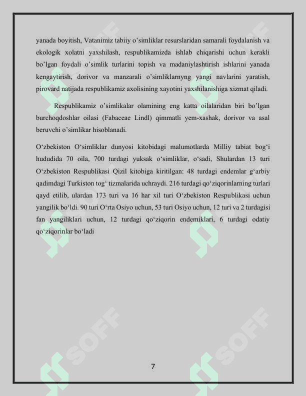 Katta zubturum (Plantomajor L) o’simligi urug’larini labaratoriya taxlili 7