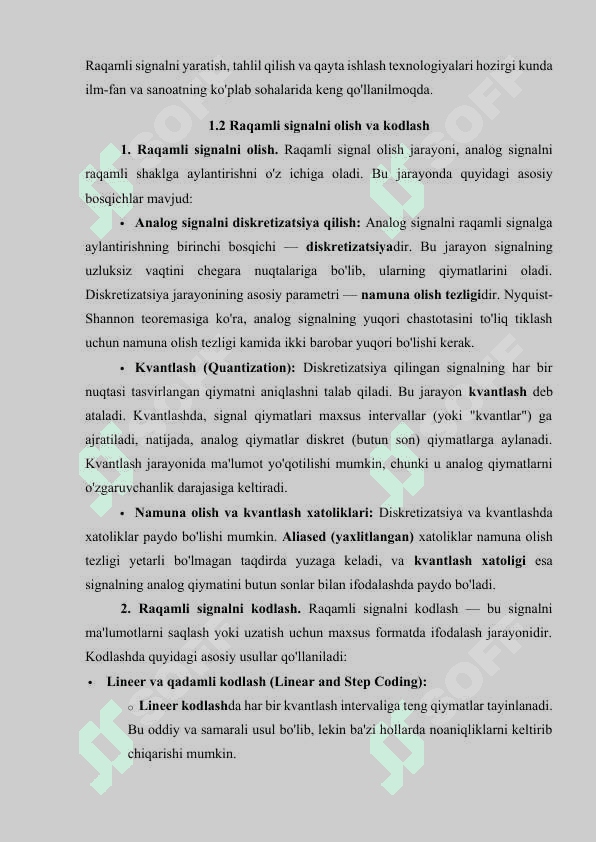 Raqamli signal va o'rnatilgan tizim protsessorlari 7