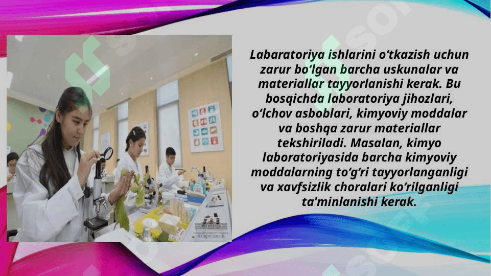 Labaratoriya ishlariga tayyorgarlik ko'rish (TAQDIMOT) 7