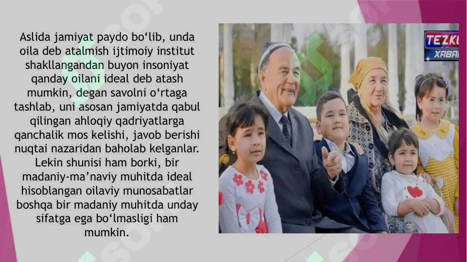 Oila, bolalar va yoshlar (TAQDIMOT) 5