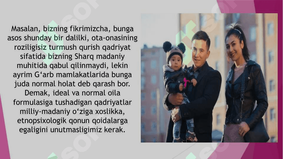 Oila, bolalar va yoshlar (TAQDIMOT) 6