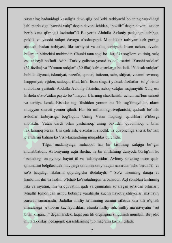 Abdulla avloniyning ijtimoiy-pedagogik qarashlari 7