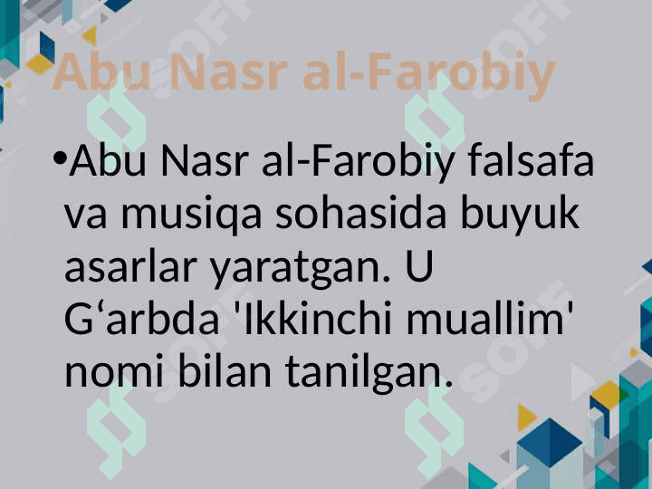 IX-XII asrlarda mamlakatimiz hududida ro‘y bergan madaniy uyg‘onish (Renessans)Buyuk allomalarning jahon sivilizatsiyasiga qo‘shgan hissasi 7