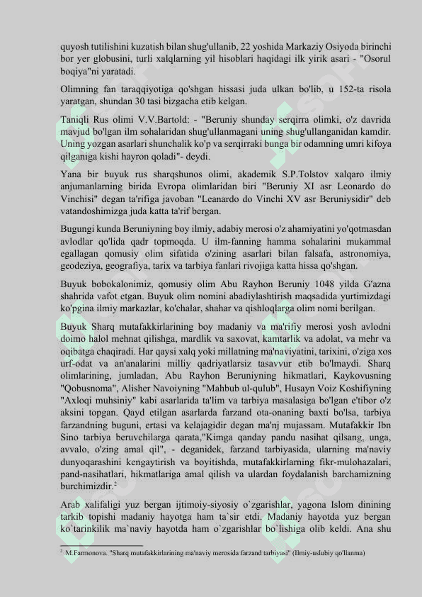Sharq Uyg'onish davrida pedagogik fikrlarning rivojlanishi (KURS ISHI) 6