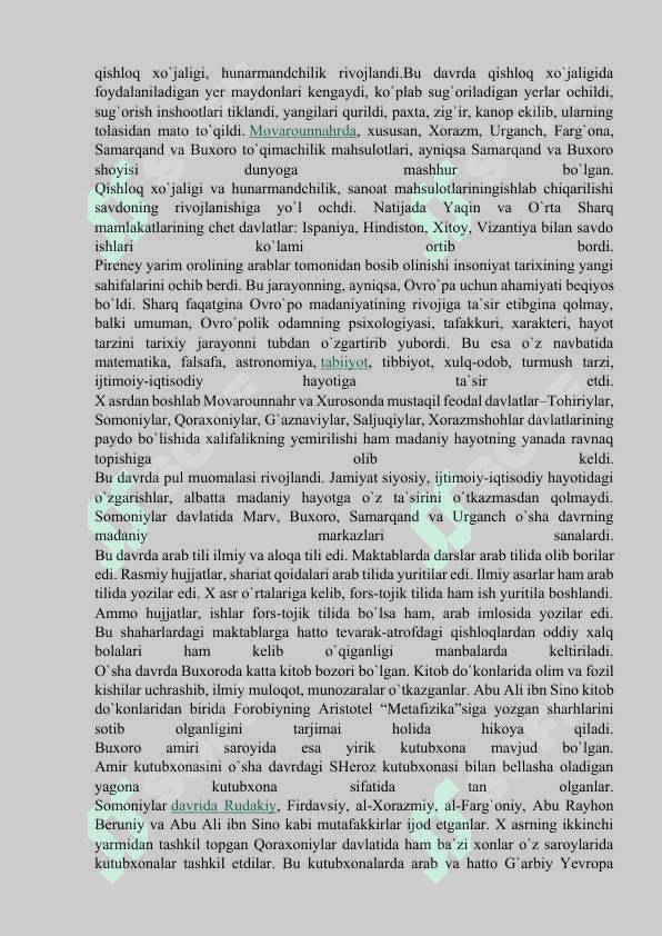 Sharq Uyg'onish davrida pedagogik fikrlarning rivojlanishi (KURS ISHI) 8