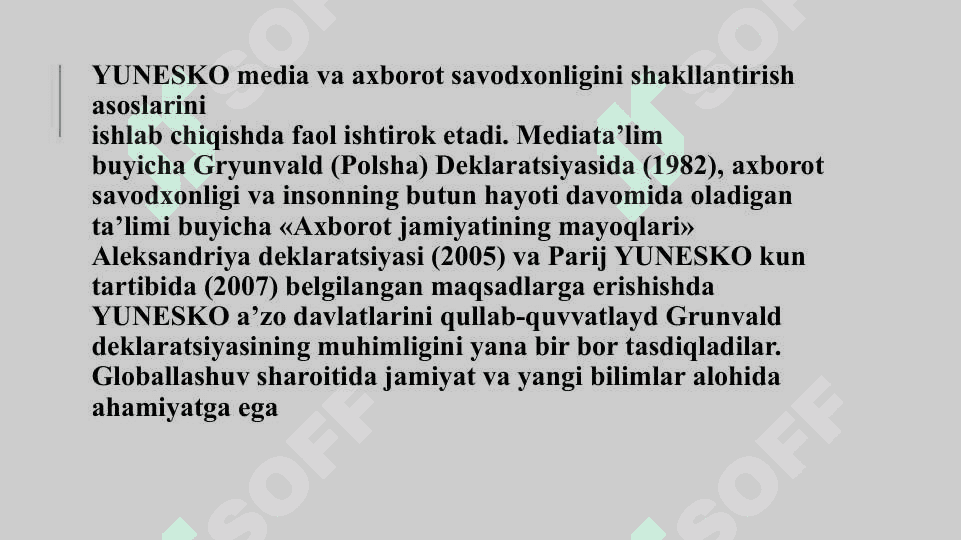Dunyo mamlakatlaridagi media va axborot savodxonligi taraqqiyoti 2