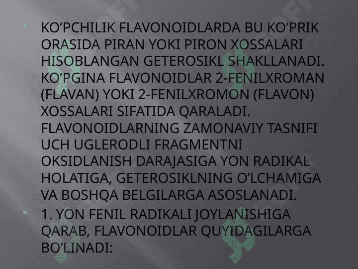TARKIBIDA FLAVONOID SAQLOVCHI DORIVOR O’SIMLIKLAR. 5