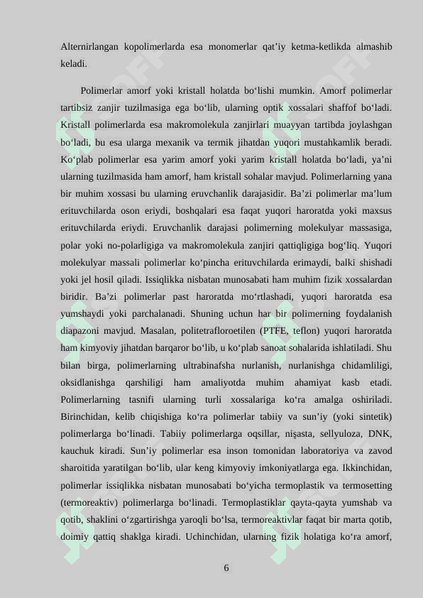 POLIMER MATERIALLARDAN BUYUM YASASH TEXNOLOGIYASI 6