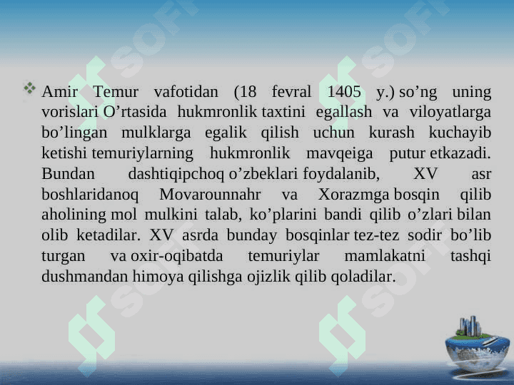 Etnogenez va oʻzbek xalqining etnik tarixi 4