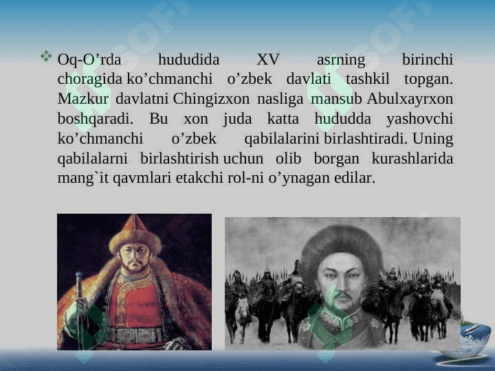 Etnogenez va oʻzbek xalqining etnik tarixi 6