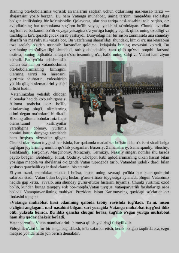 Vatan tuyg'usi 3