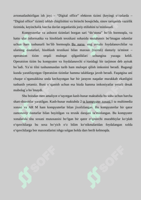 Kasb-hunar maktabida malakaviy amaliyot hisoboti 4