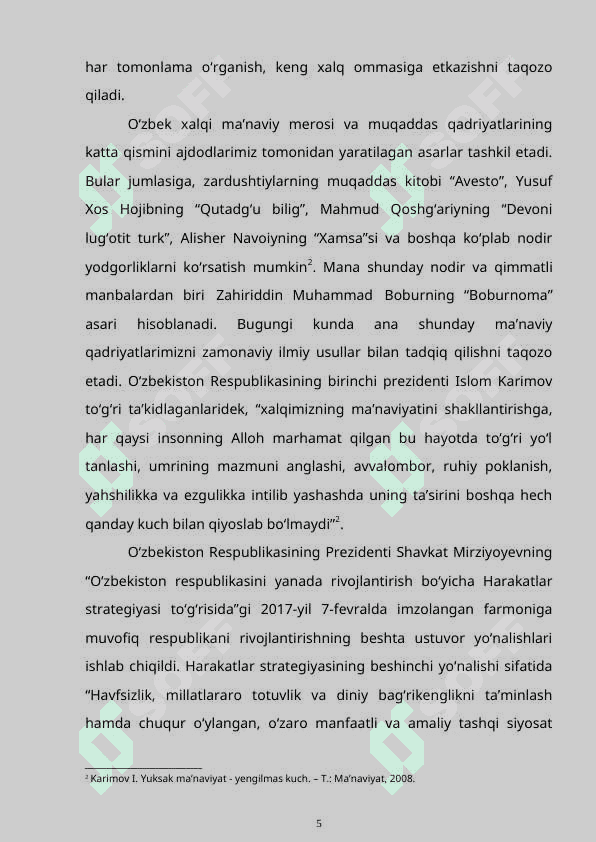 ZAHIRIDDIN MUHAMMAD BOBURNING “BOBURNOMA” ASARINING YARATILISH TARIXI 5