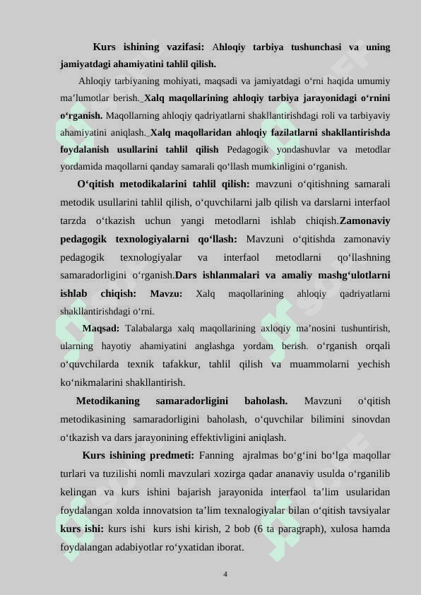 AHLOQIY TARBIYADA XALQ MAQOLLARIDAN FOYDALANISH 4