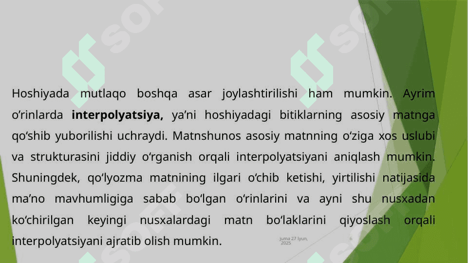 Badiiy va ilmiy asarlarning matniy o‘ziga xosliklari 6
