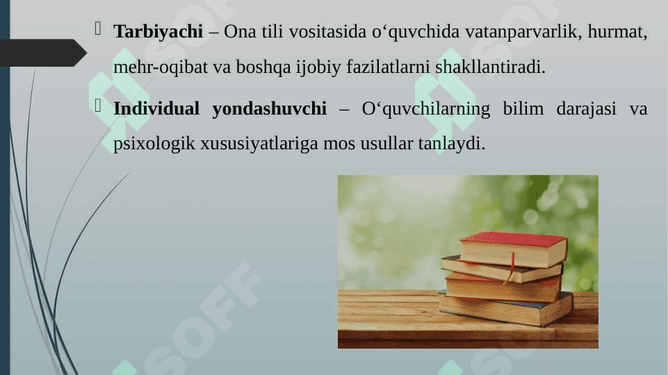 ONA TILI TA'LIMI JARAYONIDA O'QUVCHI VA O'QITUVCHI 4
