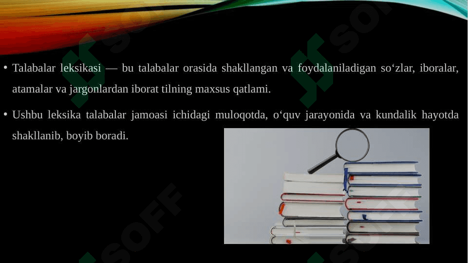 Talabalar leksikasi 4