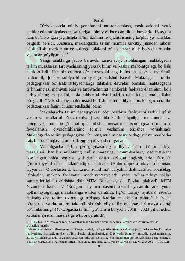 Maktabgacha talim tashkilotlarida loyihalashtirish faoliyatining texnologiyalari. 3