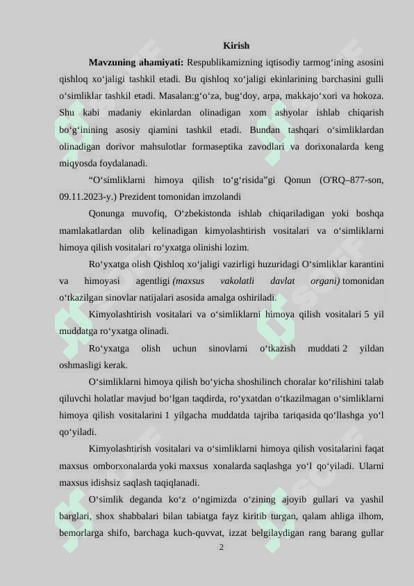 Yopiq urugʻlilar boʻlimining umumiy tavsifi. Asosiy belgilari, kelib chiqishi 2