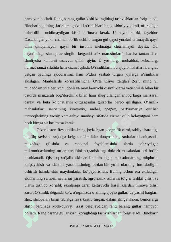 YOPIQ URUGʻLILAR BOʻLIMINING UMUMIY TAVSIFI. ASOSIY BELGILARI, KELIB CHIQISHI 3