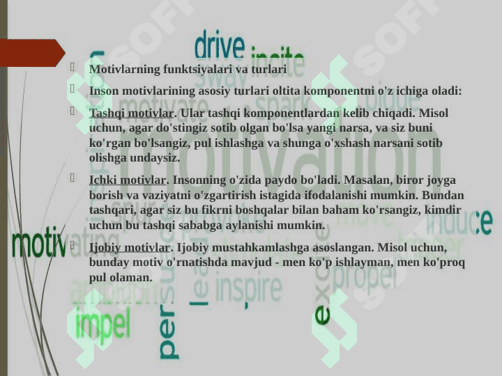 Ichki tashkiliy motivatsiyalar 3