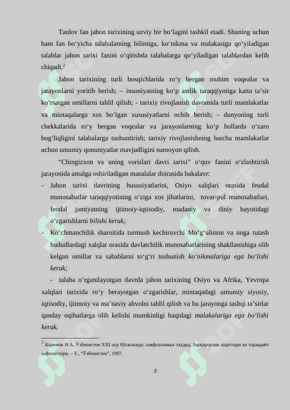 Chingiziylar davlatining tashkil topishi va Oʻrta Osiyoni bosib olishi 3