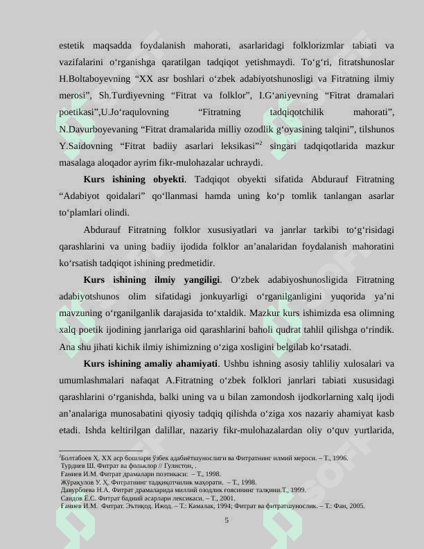 Fitrat she’riyatining g‘oyaviy-badiiy xususiyatlari 5