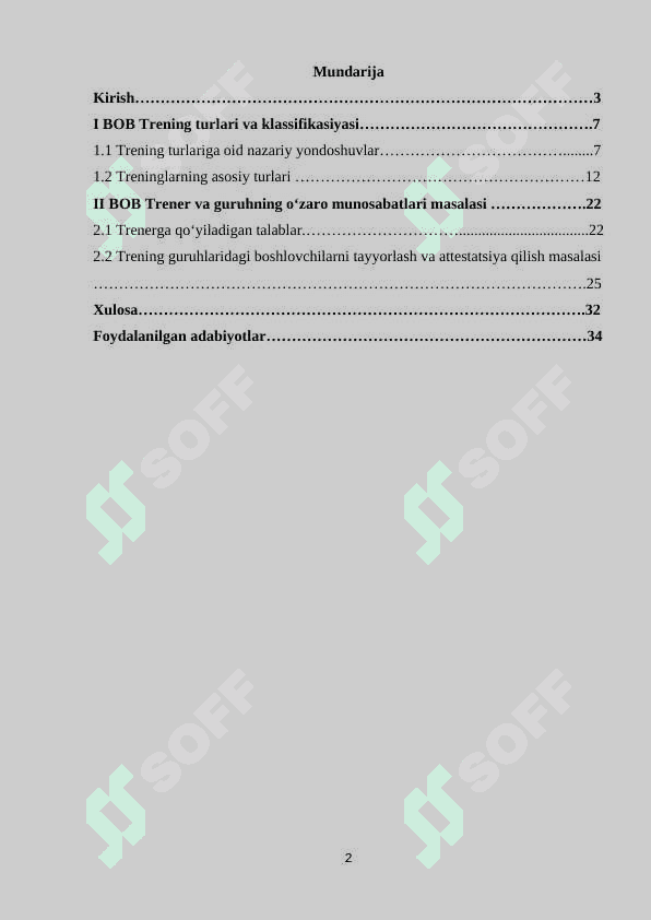 Psixologik trening turlari 2