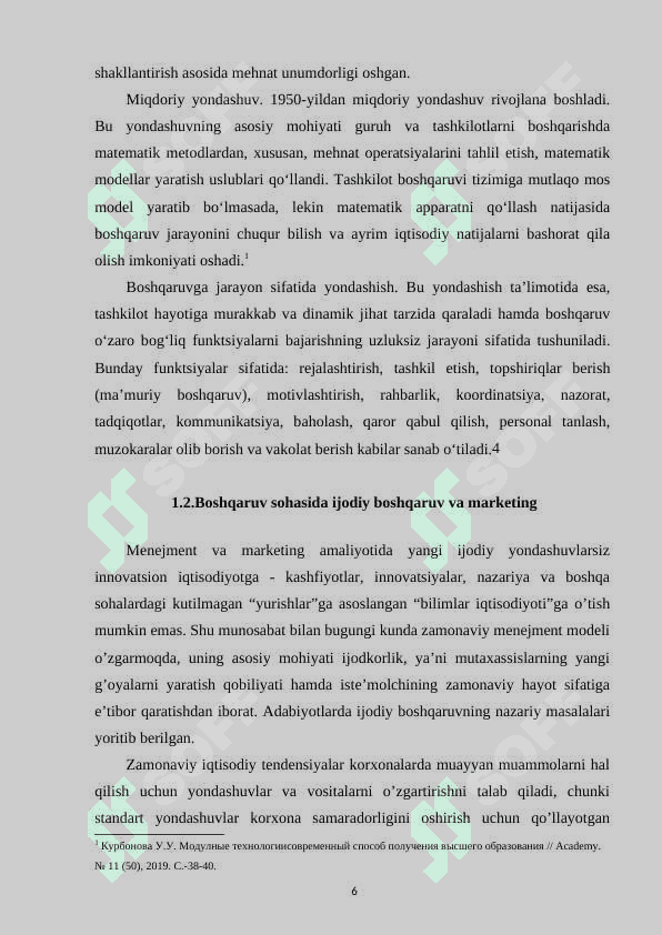 BOSHQARUV SOHASIGA TURLICHA YONDASHUV 6