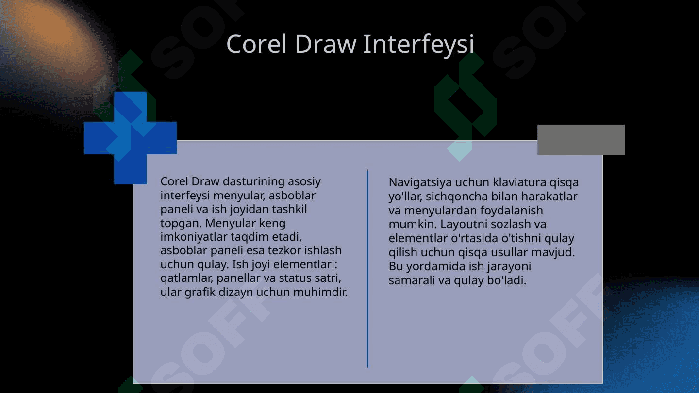 Corel Draw dasturida ishlash. 3
