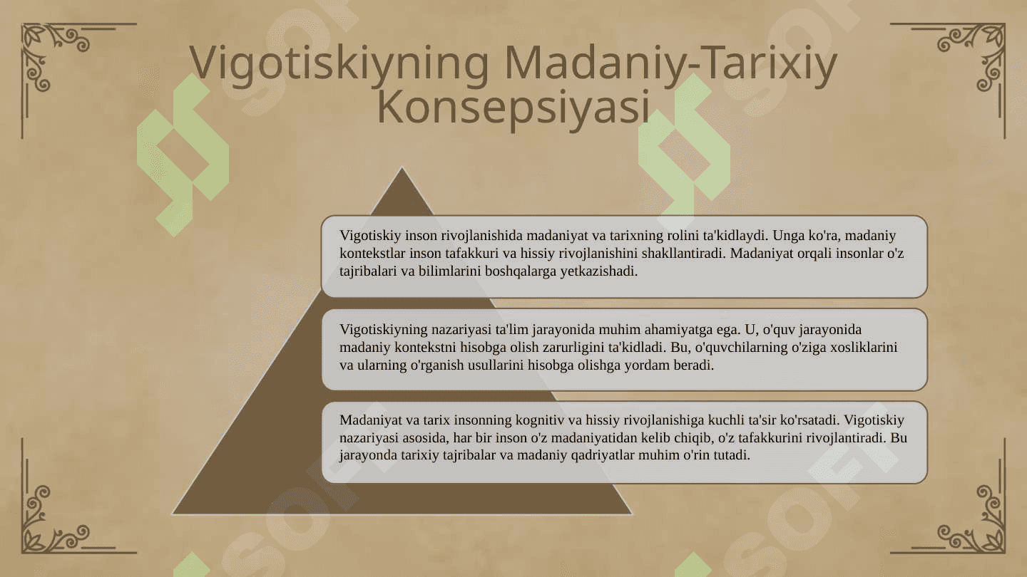 Lev, Seymonovich Vigotiskiy ning madaniy-tarixiy kansepsiyasi 3