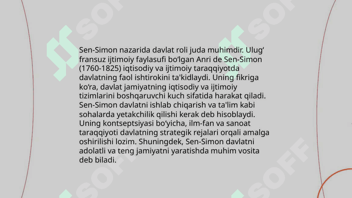 Sen simonning iqtisodiy g‘oyalari va qarashlari 7