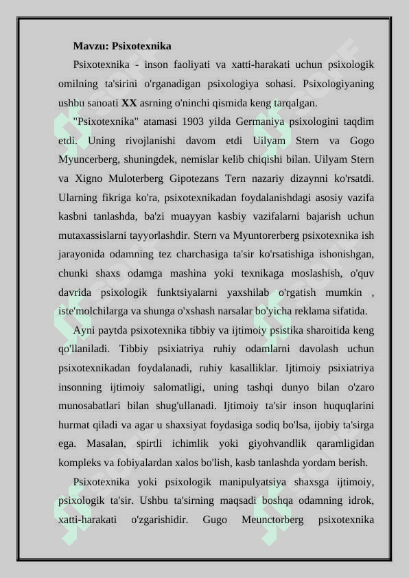Psixotexnika 2