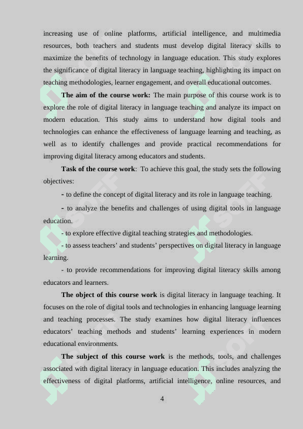 DIGITAL LITERACY AND ITS IMPORTANCE IN LANGUAGE TEACHING 4