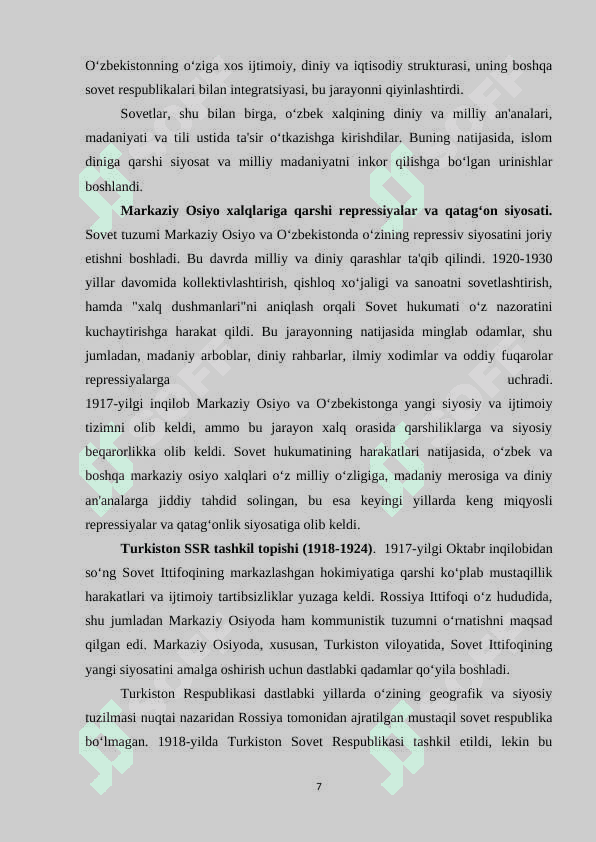 Qatag'onlik siyosati 7