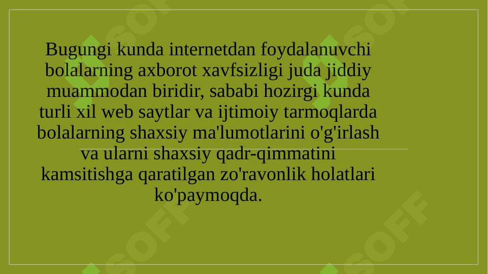 Internetdagi tahdidlardan himoyalanish 2