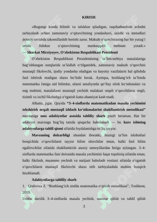 ARIFMETIK AMALLARNI O‘RGATISHDA ZAMONAVIY TA’LIM TEXNOLOGIYALARIDAN FOYDALANISH METODIKASI 3