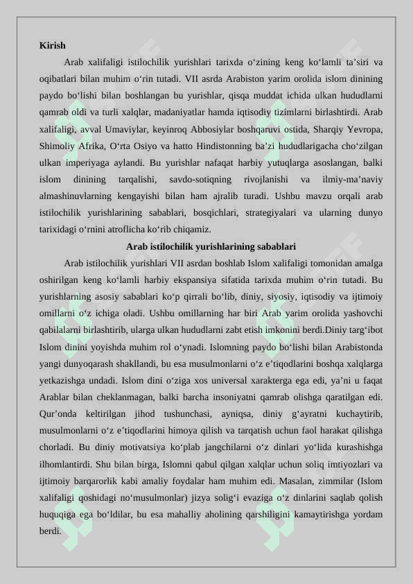 Arab xalifaligi istilochilik yurishlari 25 2