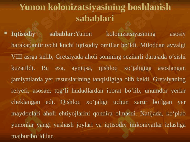 Buyuk Yunon kolonizatsiyasi 25 6