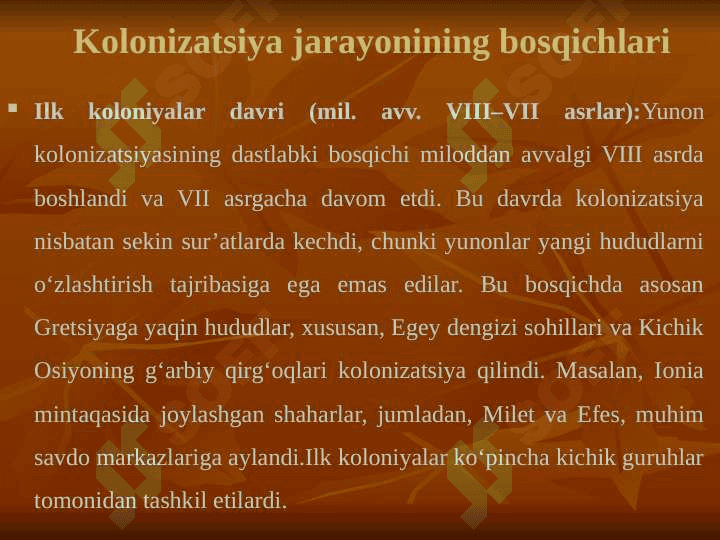 Buyuk Yunon kolonizatsiyasi 25 8