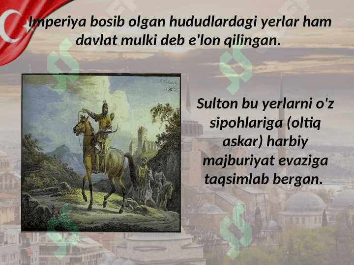 XVI - XVIII asrlarda Usmonli turklar imperiyasi 3