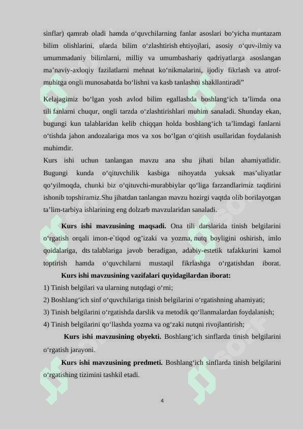 boshlang`ich sinflarda tinish belgilarini o`rgatish metodikasi 4