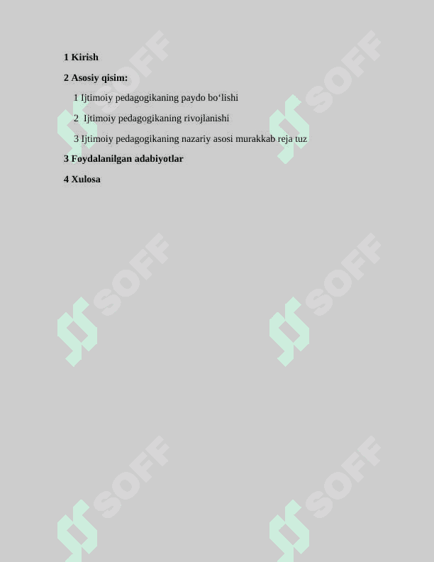 IJTIMOIY PEDOGOKIKANING TARIXI 2