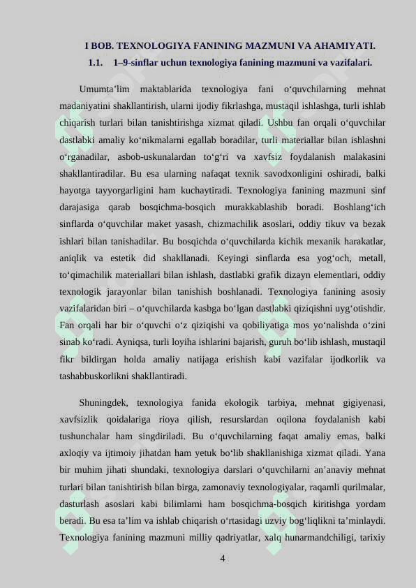 TEXNOLOGIYA FANINING MAZMUNI VA AHAMIYATI 4