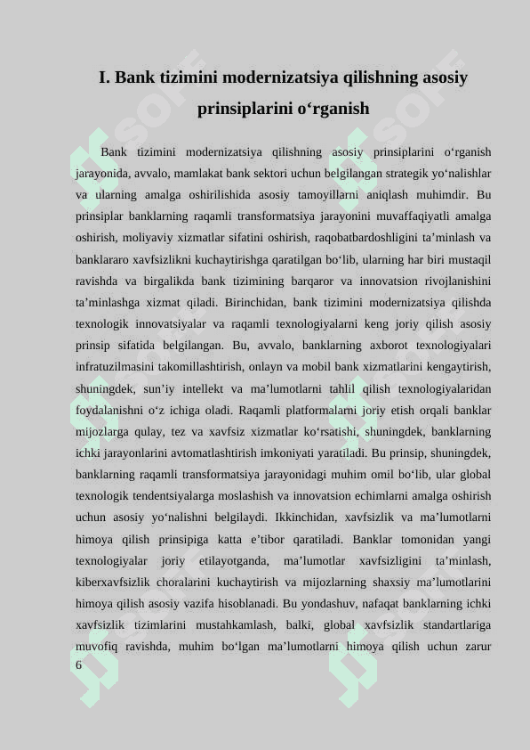 2020-2025 YILLARGA MO'LJALLANGAN UZBEKISTAN REPUBLICSINING BANK TIZIMINI ISLOX QILISH STRATEGIYASINING ASOSIY YO'NALISHLARI VA AMALIYOTGA TADBIQ ETILISHI HOLATI TAHLILI 6