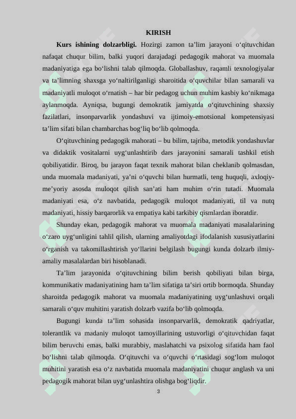 Pedagogik mahorat va muomala madaniyati 3
