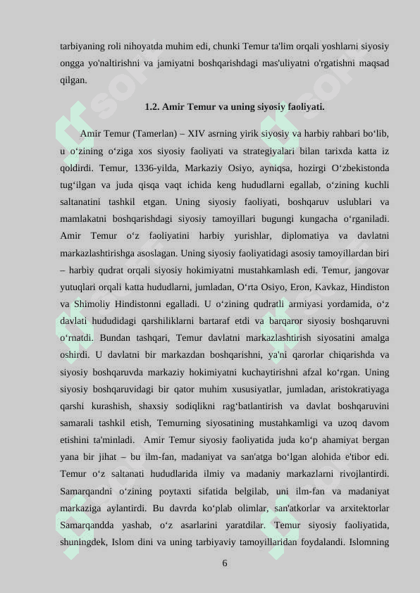 AMIR TEMUR SALTANATI 6