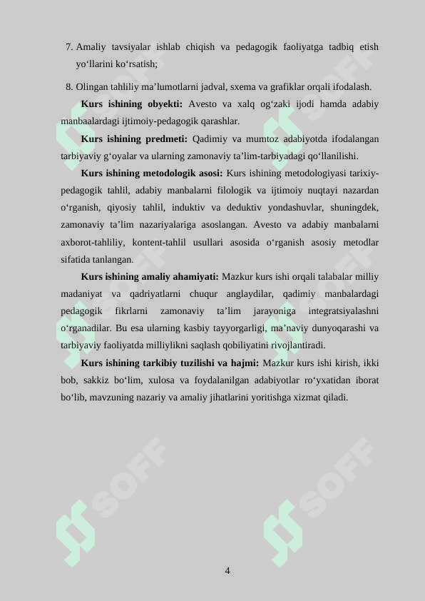 AVESTO VA ADABIY MANBAALARNING TARBAVIY-IJTIMOIY MAZMUNI 4